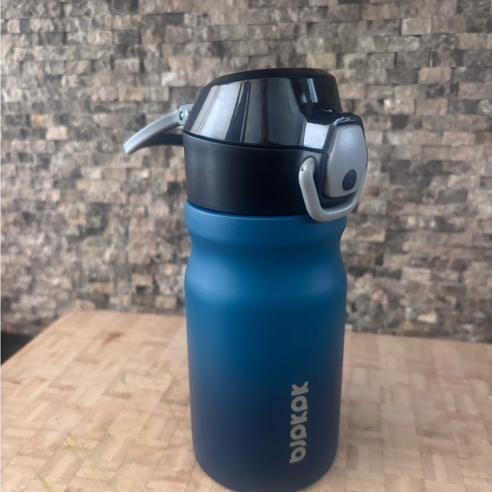 Blue Stainless Steel Water Bottle